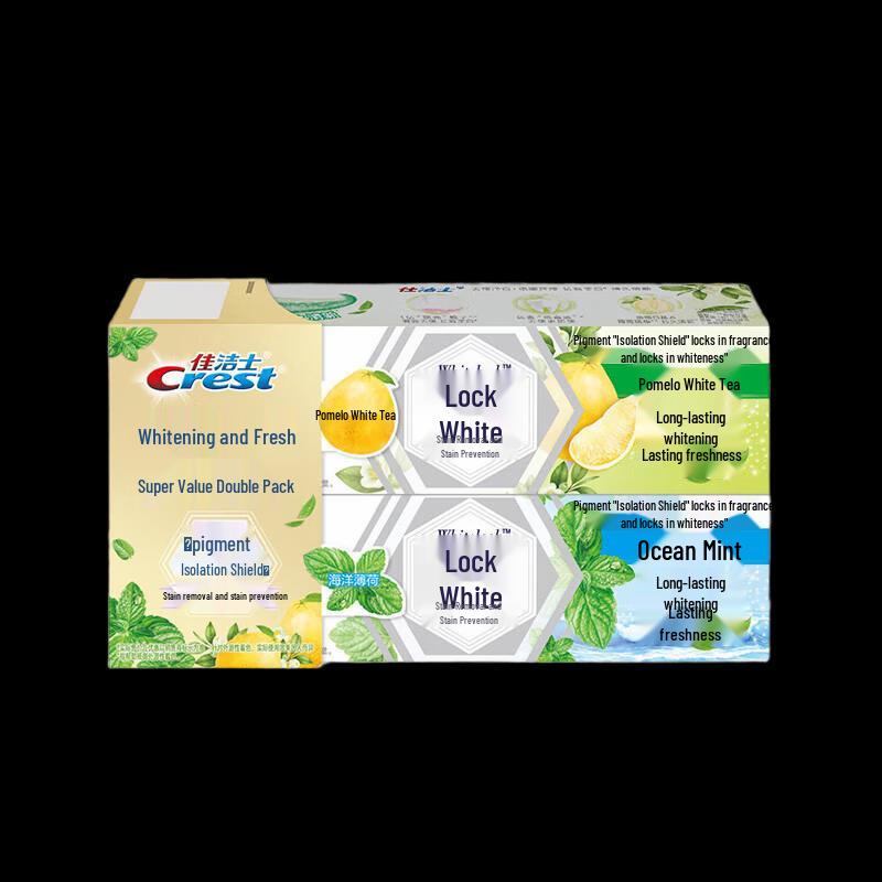 Crest Dual-Action Whitening Toothpaste (Mint & White Tea)