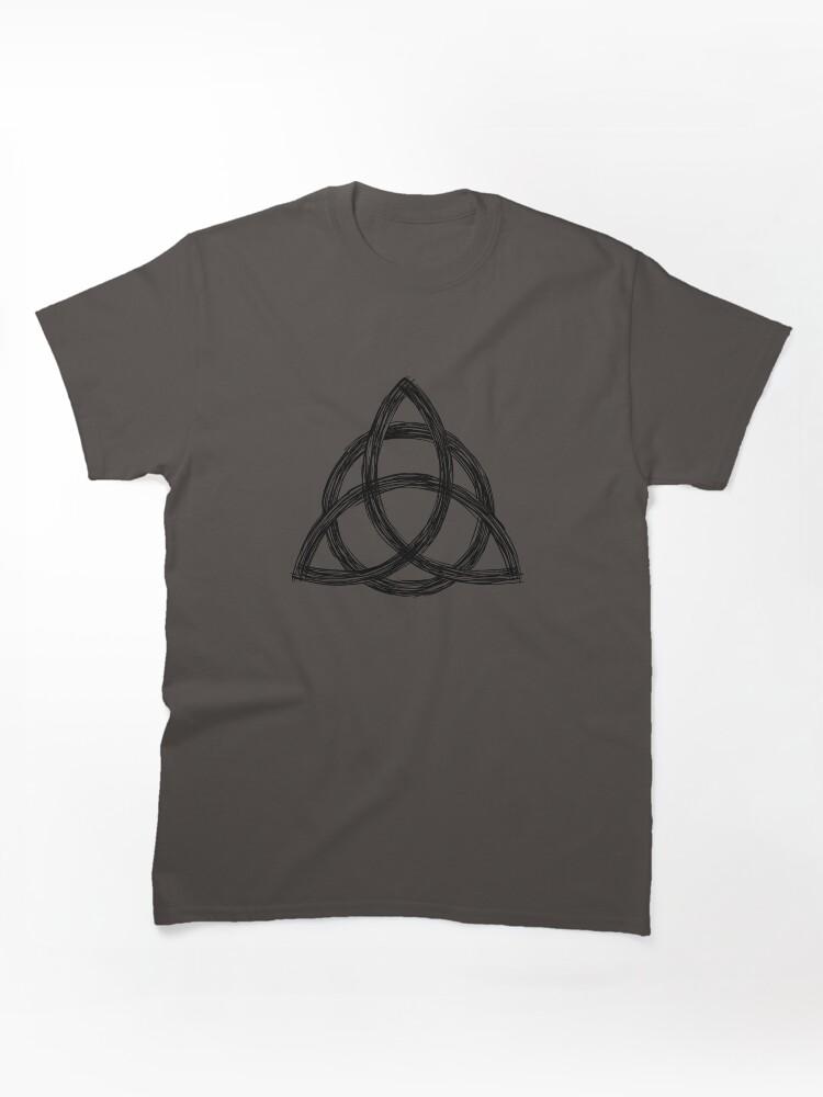 Charmed Charmed Sign / Triquetra / Witches Knot / Witch Symbol / Drawing for Spiritual Women Classic T-Shirt