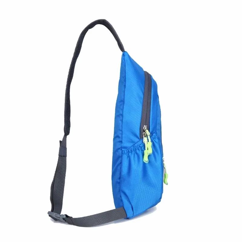 Outdoor Sports Chest Bag Unisex Waterproof Single Shoulder Backpack Cycling Hiking Fitness Multi-Functional Crossbody Pack