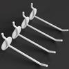 4PCS Special Hooks Perforated Board Hooks Tool Accessories Single Line Design Shelves Hooks Display Racks Hooks Shelves Display