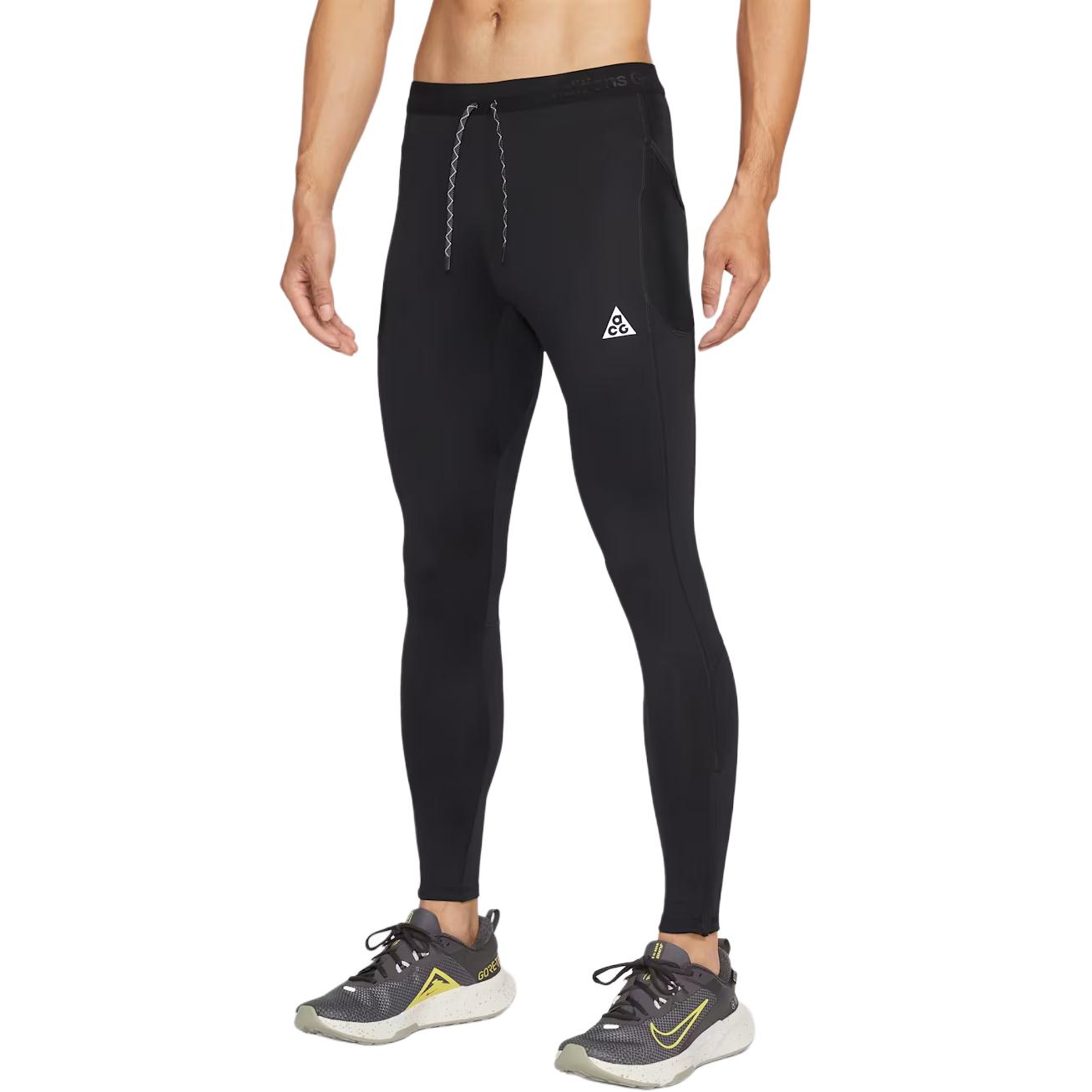 Nike Dri-FIT ADV ACG Luna Ray Logo Nine-Point Lace-Up Tight Running Pants Men pants IO9674-010 L