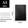 Color-Changing PU Business Notebook: Personalized Logo, Loose-Leaf Office Diary with Skin-Feel Finish.