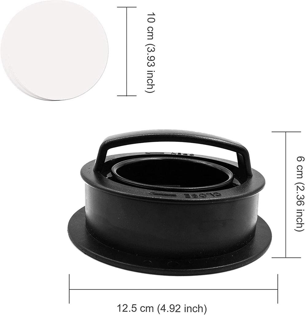 Burger Mold Hamburger Press Patty Maker Different Size Patty Molds Stuffed Burgers Press Sliders with Wax Papers
