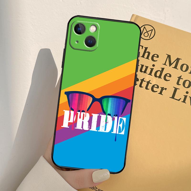 LGBT Pride Love Phone Case For iPhone 17 16 15 14 13 11 12 Pro Max mini XR 16e 15 16 Plus 17 Air Full Cover