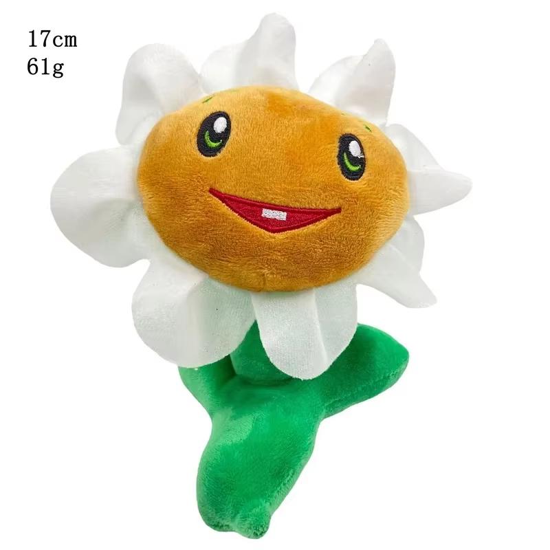 Plants Vs Zombies Stuffed Toys Sunflower Wallnut Cherry Peashooter Potato Mine Chomper Snow Pea Plush Birthday Gift For Kids