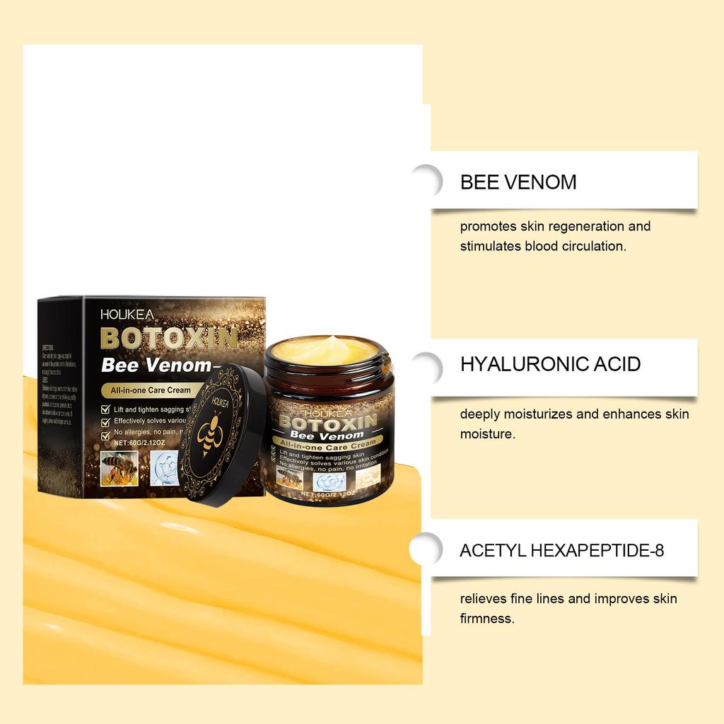 Bee-Venom Treatments Cream Wrinkles Remover Face Lotion Firming Lifting Anti Aging Moisturizing Whitening Repair Skin Care