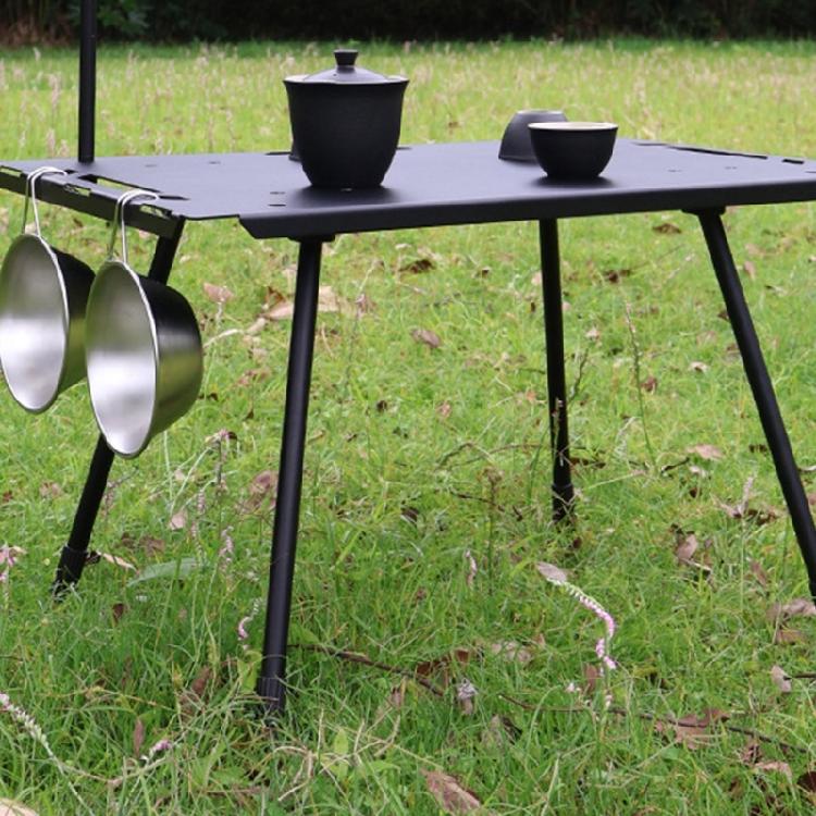 Modern Furniture Legs Quick Assembly Folding Camping Table Stool Base for Barbecues Gatherings Easy To Use