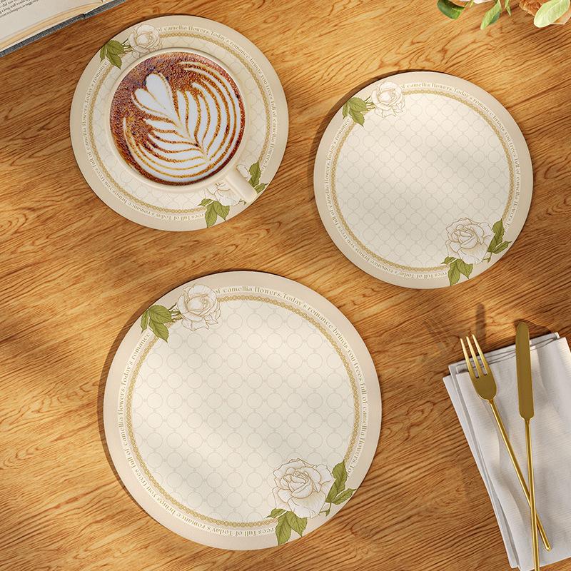 

Diatom Mud Coaster Mat Anti-scalding Household Mat Plate Cup Tea Cup Table Mat High-end Feeling Diameter 15cm