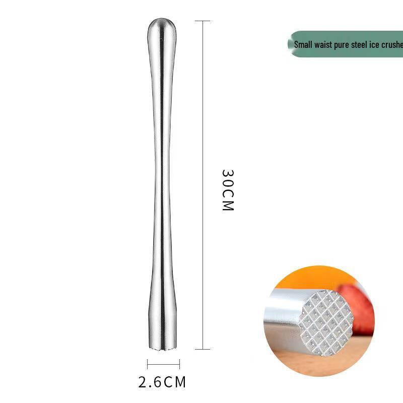 Stal nierdzewna Kruszarka do lodu i wyciskarka w formie pałeczki do koktajli