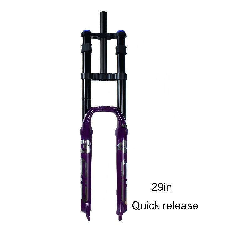 Mountain Bike DH Dual Shoulder Air Suspension Fork 26/27.5/29 Inch 34mm XC/AM/Dirt Jump Upper Damping Adjustment No Lockout