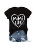 Mimi Life Wounisex Kurzarm-T-Shirt Lässig Rundhals Kurzarm-Oberteil Perfekt für Frühling Sommer