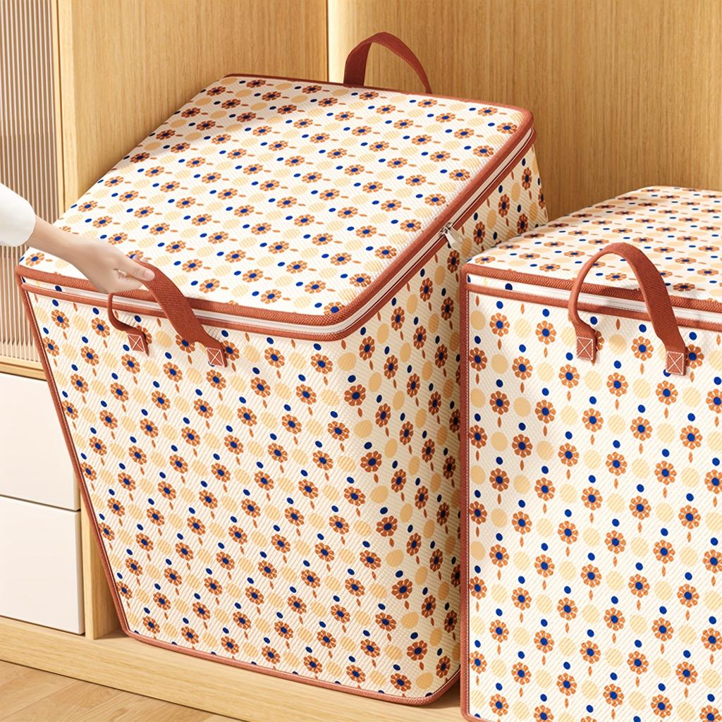 One Small Flower Polka Dot Jumbo, Extra Large Clothes Storage Bag, Foldable Super Large Quilt Bag, Suitable for Toys, Clothes, and Quilts