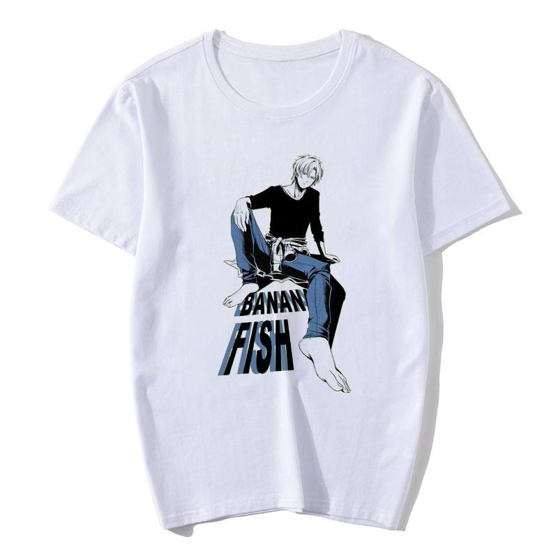 Banana Fish T Shirt Women Anime Japanese Manga T-Shirt Cartoon Graphic Tees Summer Tops Harajuku Women Fashion Tees Tshirts