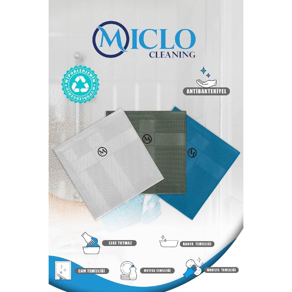 Microfiber Cleaning Cloth | Magic Cloth | Set Of 3 | 30x40cm | - Dark Colors