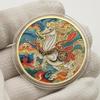 2025 Chinese Zodiac Colorful Commemorative Medal Relief Color Printing Lucking Fortune Coin 12 Chinese Zodiac Collectible Coins