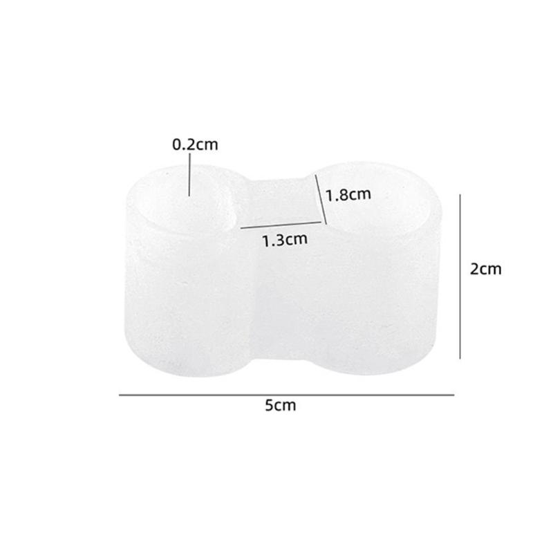 2pcs Silicone Toe Separator Pads For Bunions Non Slip Reduces Foot Discomfort During Walking Exercise Toe Dividers