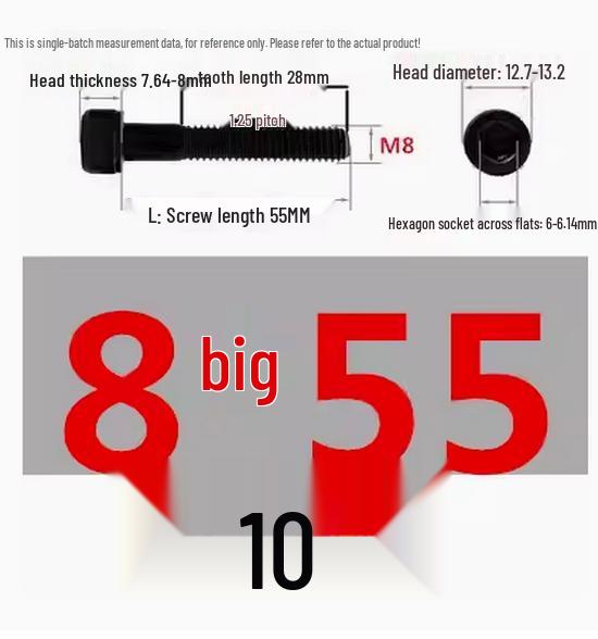 High-Strength Grade 12.9 Internal Hex Head Screws M1.4-M20