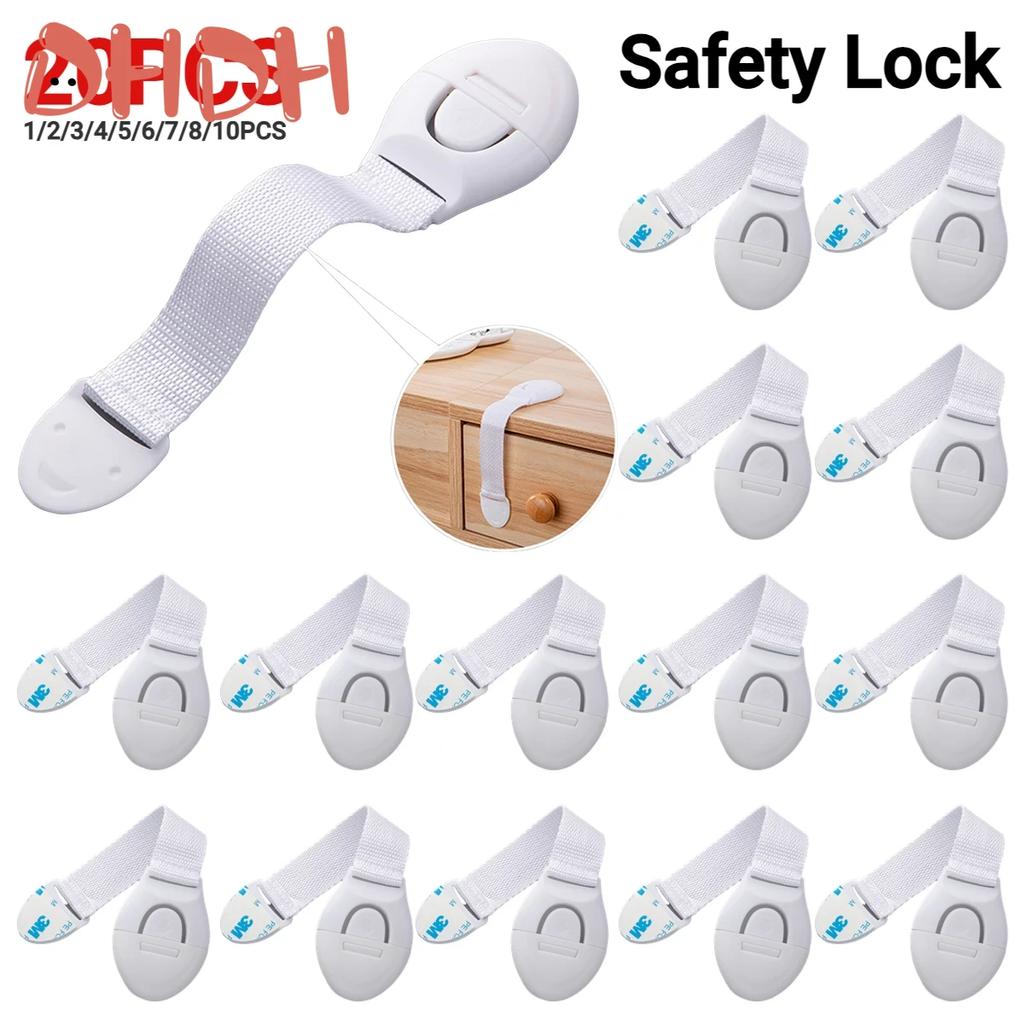 1-20PCS Child Safety Lock  Baby Safety Protection Drawer Door Cabinet  Cabinet Lock Plastic Protection Kids Safety Door Lock