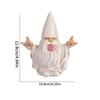 Outdoor Rocking Chair Gnome Garden Statue Pastoral Resin Decoration Decorative Ornament