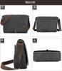 Kimura Kobo Canvas Shoulder Horizontal Zipper Messenger Large A4 012 Men's Bag, Bukaban, Sacoche, Style, Closure, Business, Multifunctional,