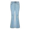 I Saw It First Womens/Ladies Denim Frayed Edge Flared Jeans