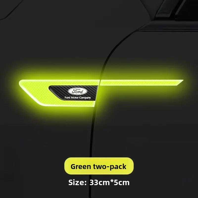Car Reflective Warning Sticker Safety Decal For Ford Focus j204 Fiesta Mustang Ranger Kuga Explorer Escape EcoSport Puma F150 etcj