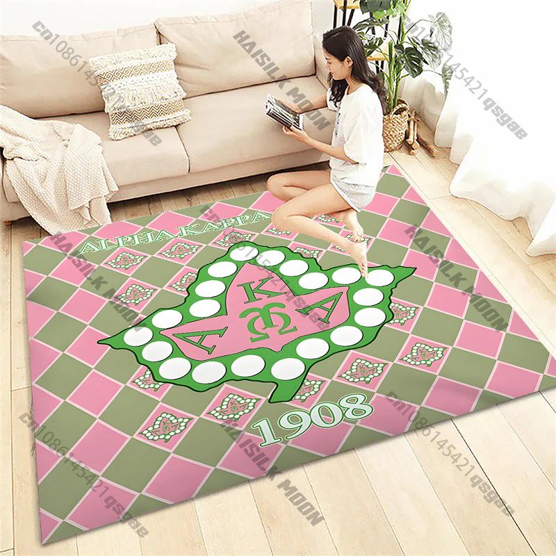 Multi-Size AKA Theme Printed Carpet Living Room Bedroom Sofa Large Area Decor Rug, Non-Slip Comfort Gift for Family and Friends