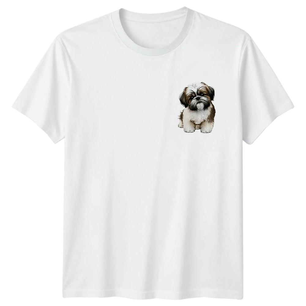 Shih Tzu Dog Animals Unisexs TShirt Unisexs Tee Graphic Unisex Top Pet Lover S