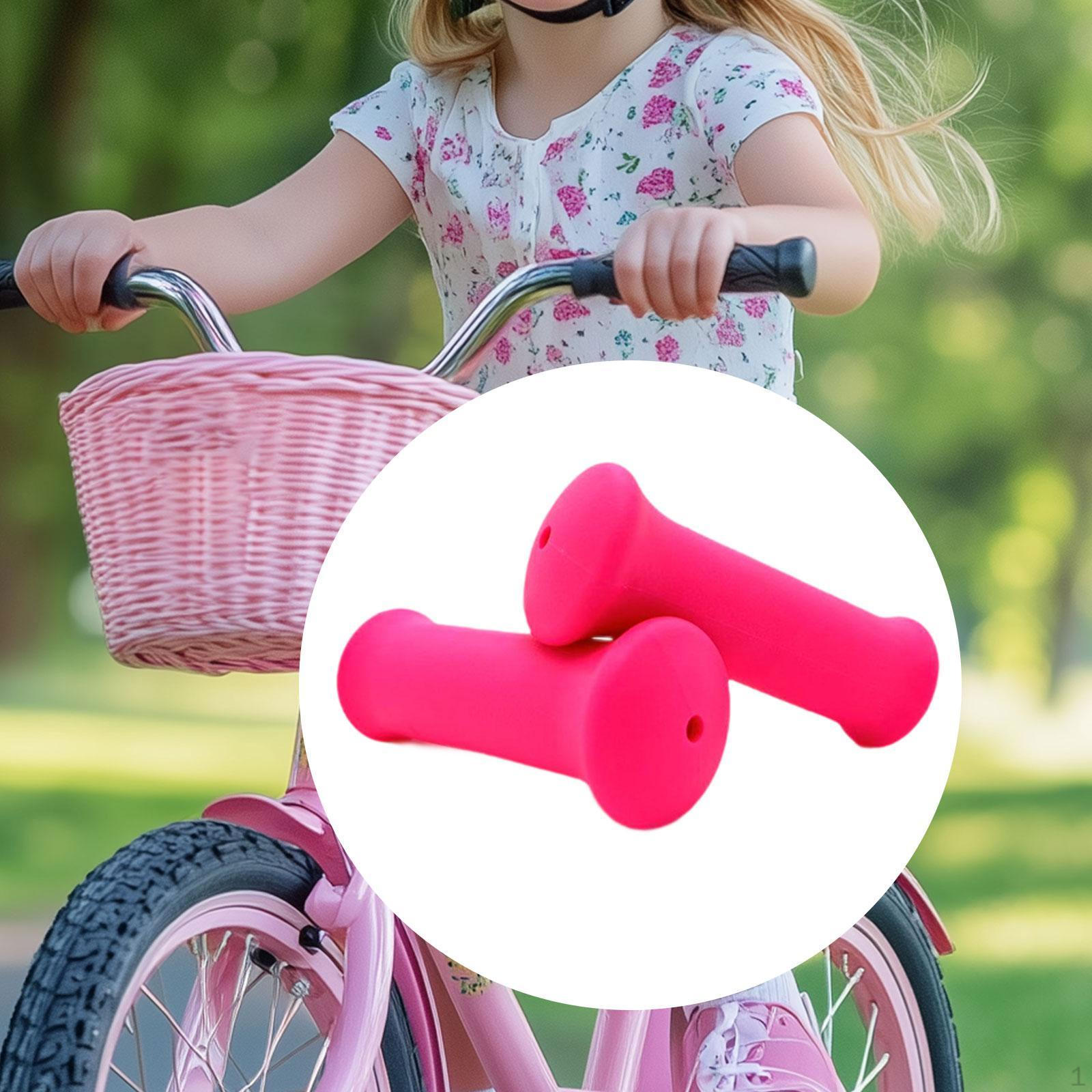 

2 штуки Велосипедные ручки на руль, Детские ручки Нескользящие Легкие Простая установка Руль