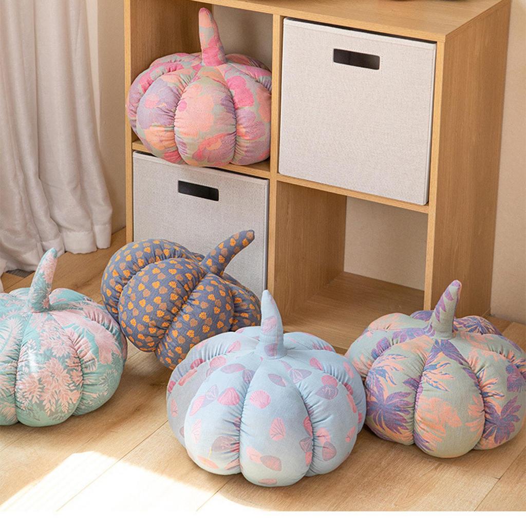 3D Pumpkin Shape Halloween Plush Pillow Ultra Soft Halloween Plush Throw Pillow Decorative Stuffed Pillow For Bedroom