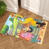 Bluey Customized Name Carpet Perfect for Game Room Dining Room Dormitory Kitchen Anti-slip Rug Decorate Offices Birthday/Christmas Gift