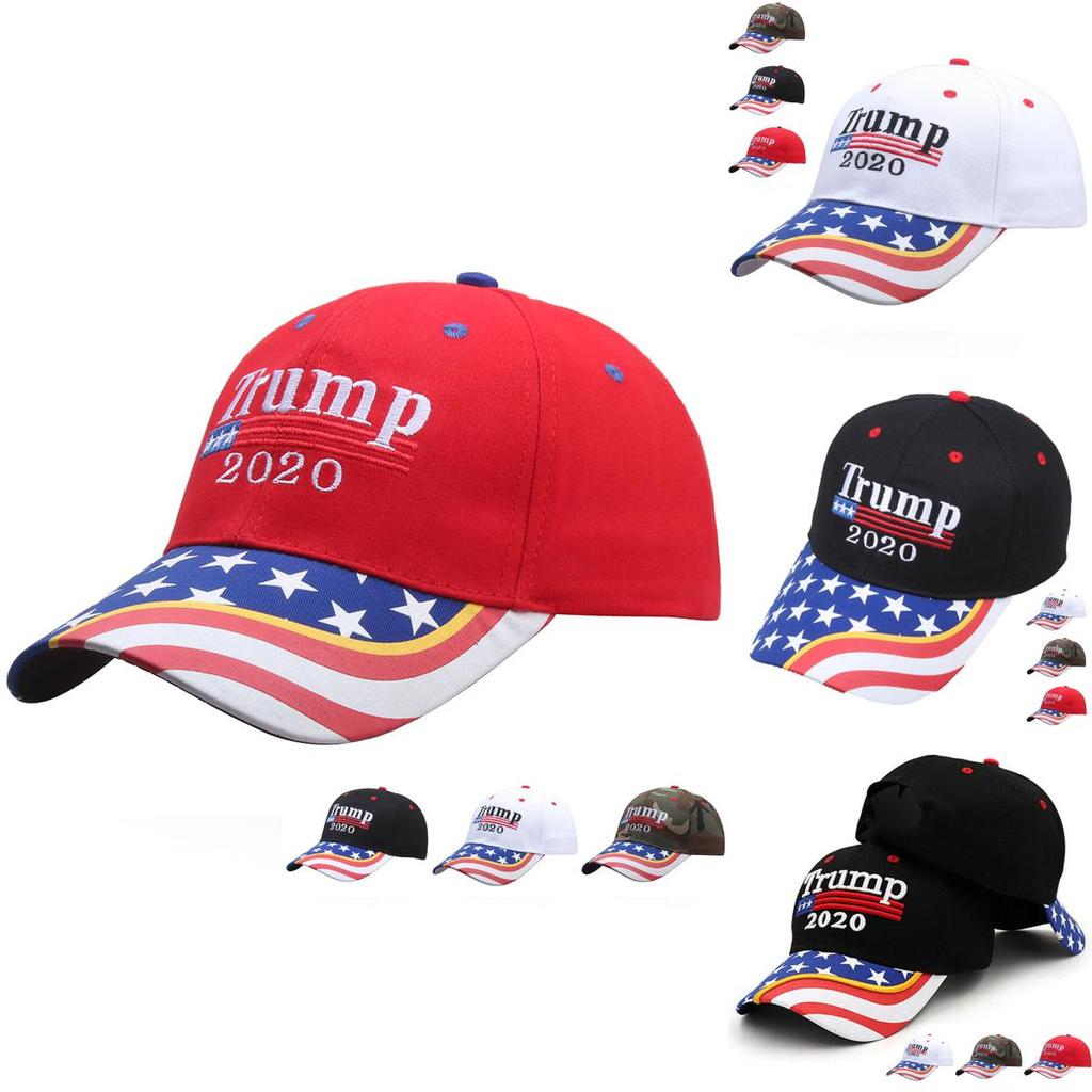 Trump Donald President 2020 Hat Usa Flag Make America Great Again Cap Baseball
