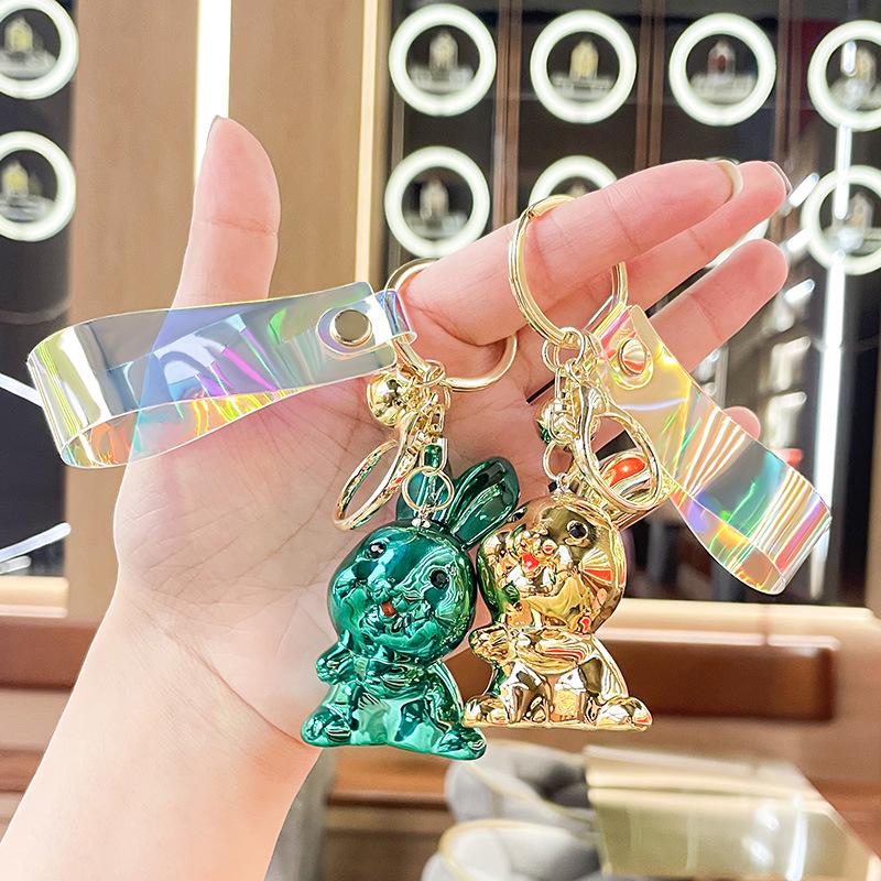 Creative Acrylic Rabbit Keychain & Bag Charm