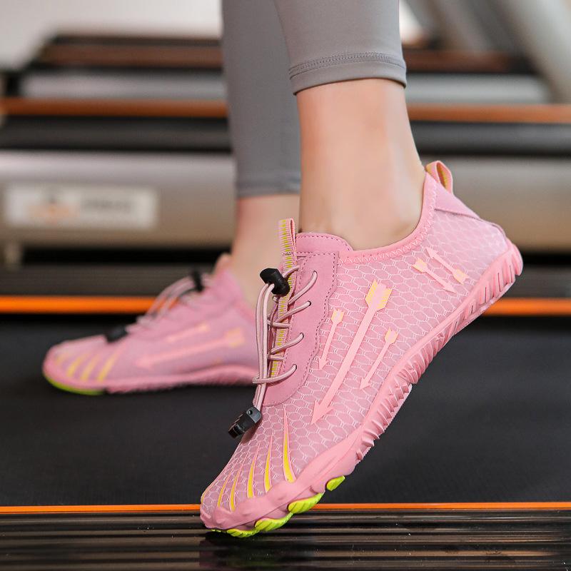 Lässige Bachschuhe Herren Badeschuhe Leichtgewicht Fünf-Zehen-Watschuhe Outdoor Bergsteigen Damen Strandschuhe