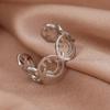 Stainless Steel Ring Vintage Daisies Flowers Open Fashion Ladies Couple Adjustable Rings For Women Zircon Aesthetic Girls Gifts