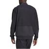 adidas Felpa da uomo con logo ricamato Originals, mezza zip, colletto alto, grigio HP0417
