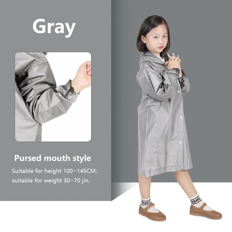 Regenmantel Wasserdichter Regenmantel Wasserdichter Poncho Baby-Regenmantel für Jungen Mädchen Gelber Regenmantel XYJ02