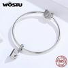 WOSTU Love Story Notebook Dangle Charms 100% 925 Sterling Silver Bead Fit Original Bracelet Pendant