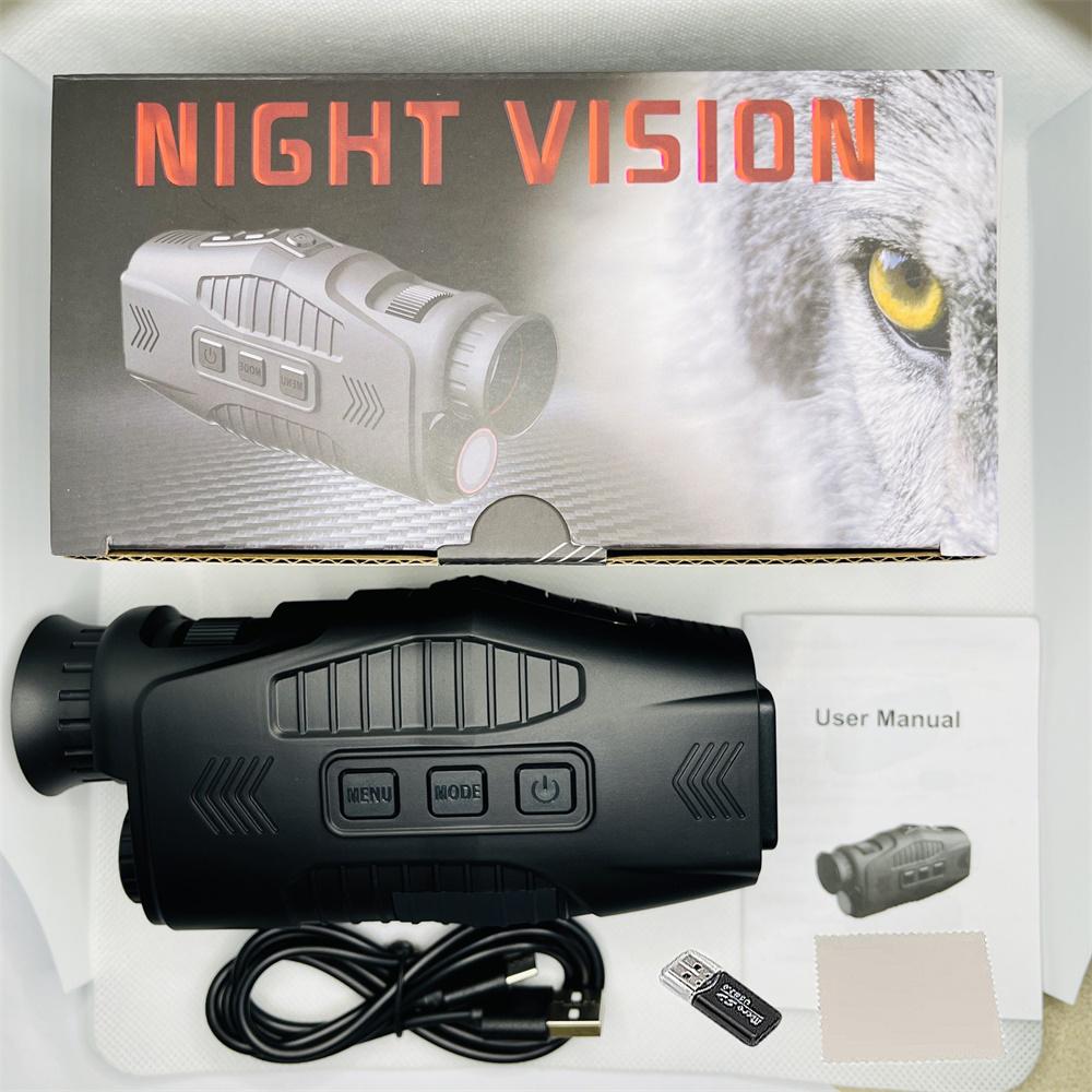 R11 1080p Rechargeable Monocular Telescope 5x Digital Zoom 300m Infrared Night Vision For Hunting Camping Video Recording
