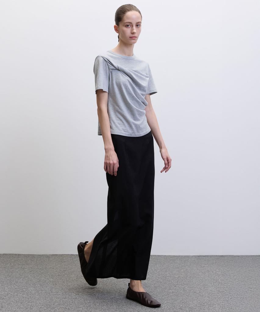 Hawaii Ha Kim [Atelier] Summer Maxi Skirt_Black