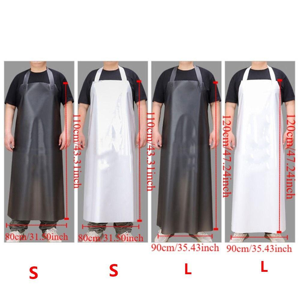 Odorless TPU Oil Resistant Apron Heat-Resistant Food Chef Apron  Butchery