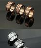 Rotating Diamond-Studded Star Gear Ring for Men and Women - Couple's Full Diamond Pinky Ring