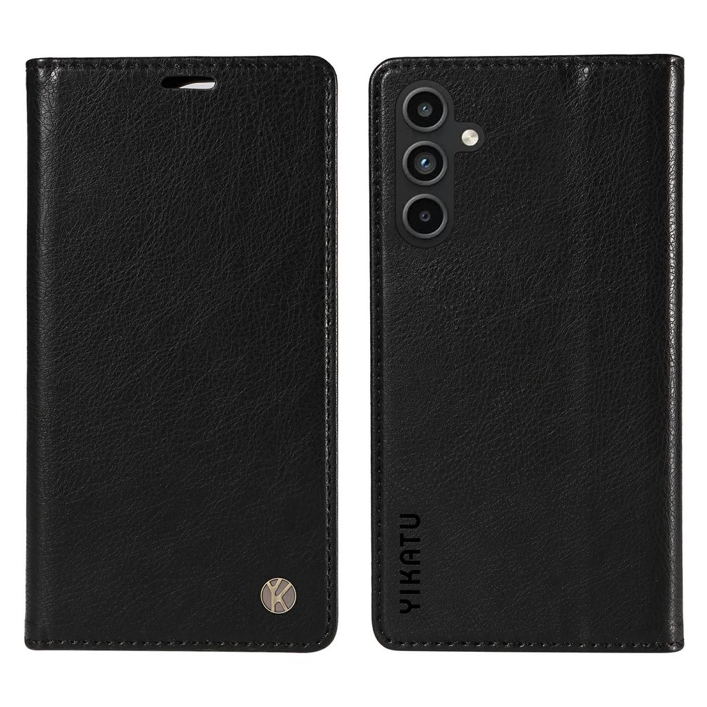 YIKATU YK-006 For Samsung Galaxy A15 4G/5G Case Anti-scratch Wallet Leather Phone Cover