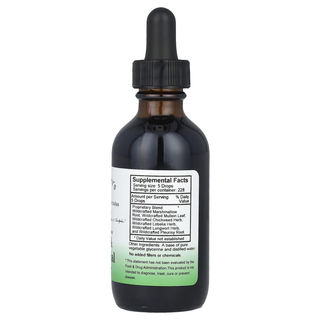 Christopher's Original Formulas, Lung and Bronchial Formula, 2 fl oz (59 ml)