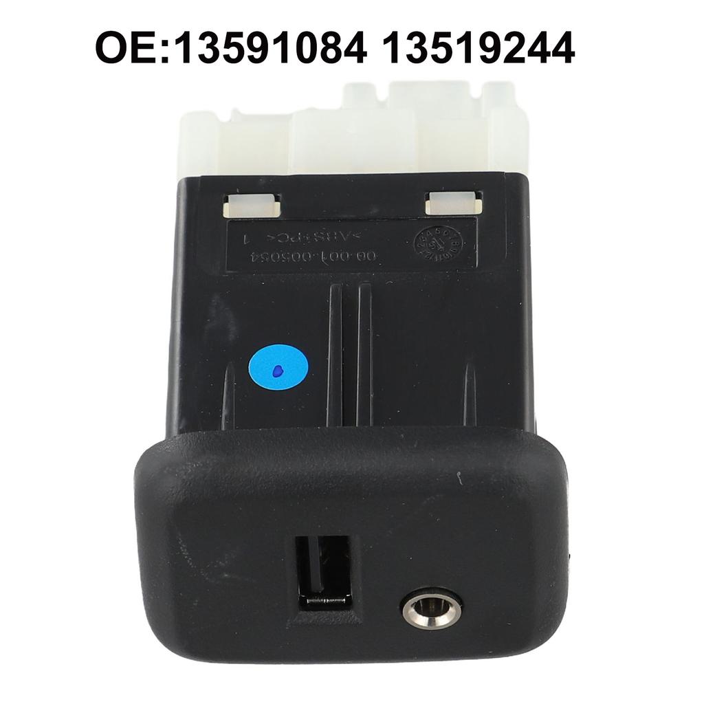 Car Charging Solution USB Charging Port ABS Material Black Easy To Use Non-Deformation Construction For Chevrolet