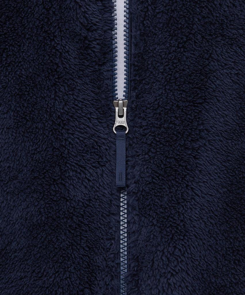 Musinsa Standard Shaggy Fleece Zip-Up Jacket [Navy]