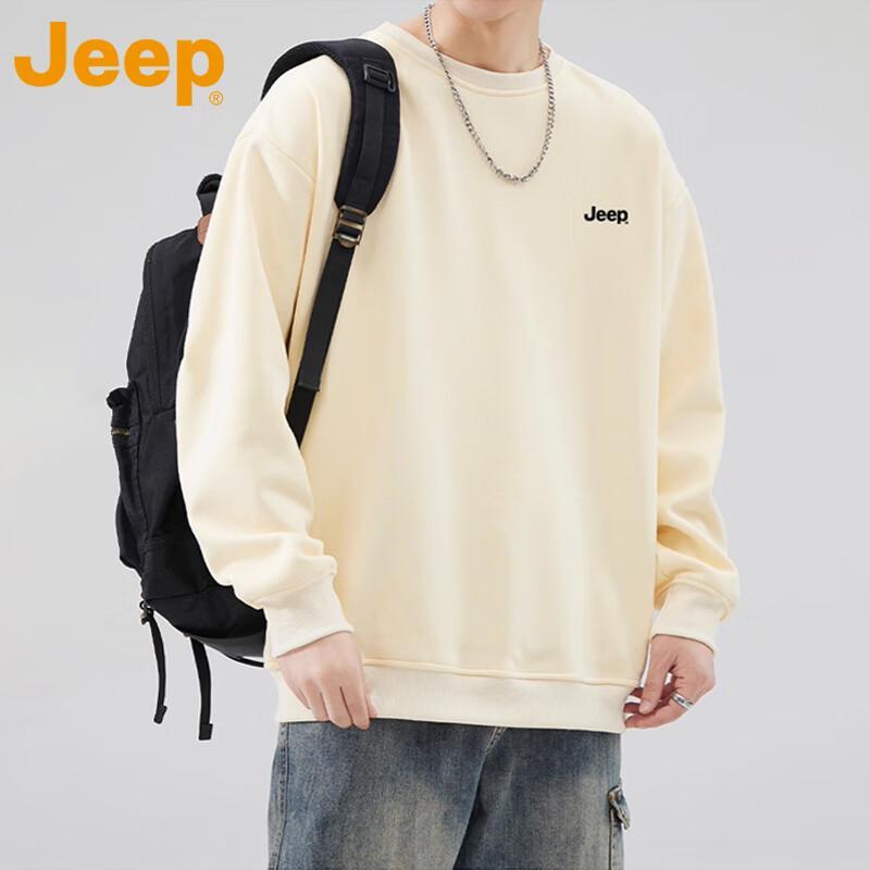 JEEP Men's Heavyweight Crewneck Sweatshirt