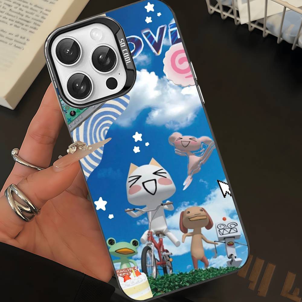 

Popular Cute T-Ttoro I-Inoue Cat Phone Cases For IPhone 17 16 15 14 13 12 11 Plus Pro Max Colorful Case iPhone 13pro max