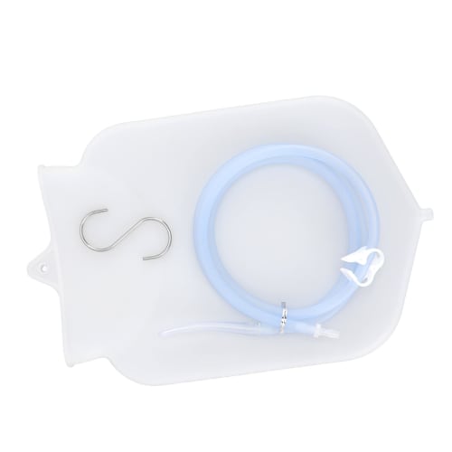 Colon Cleanse Enema Bag Kit, Clear, Portable, Healthy, Coffee, Milk, Cleaning, Healthcare, Silicone Enema Douche (4L)