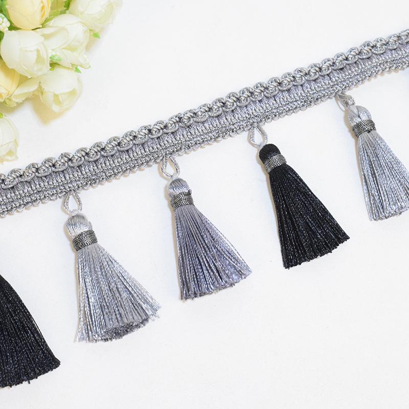 Red Tassel Lace - Multi-Use Home Accessory (12m) for Luggage, Curtains, and More